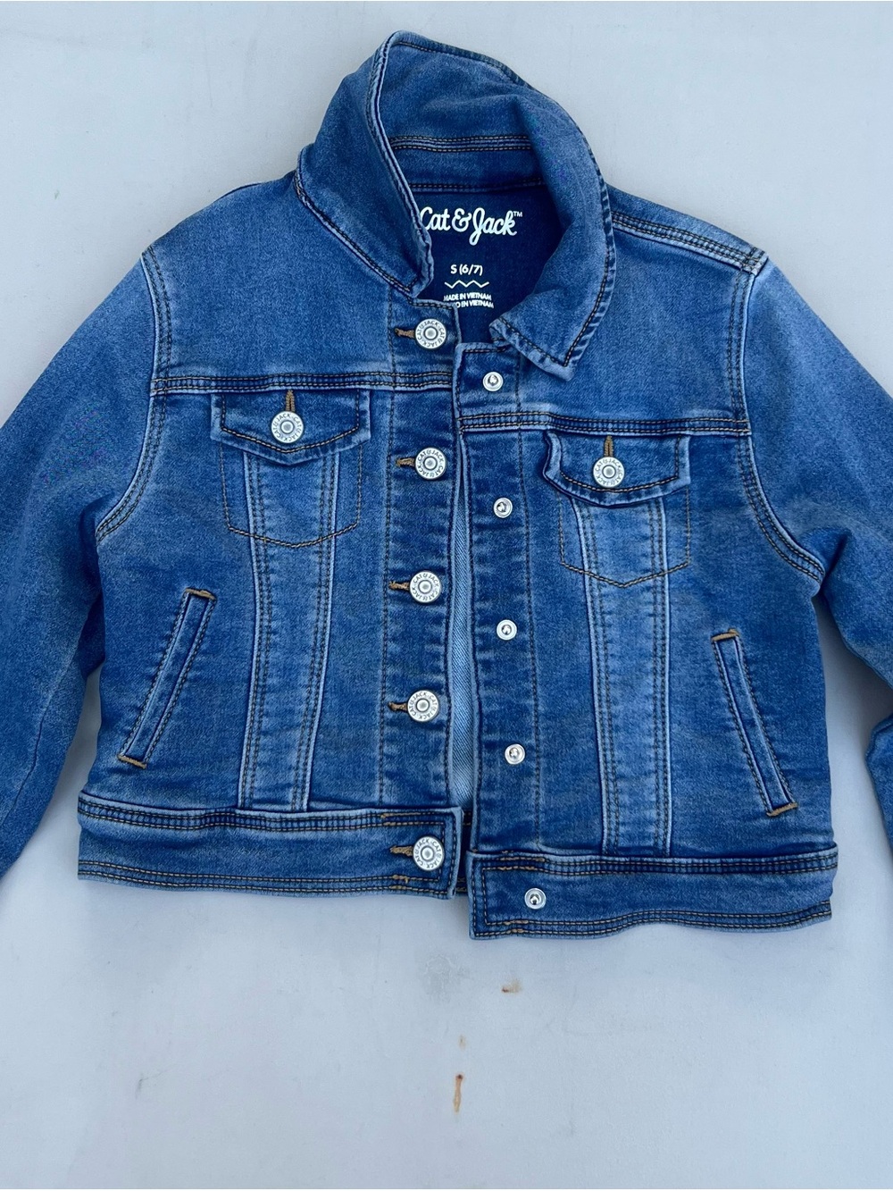 Cat & Jack Blue Denim Jean Jacket for Kids